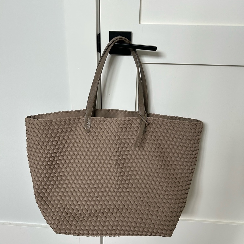 Naghedi Large Jetsetter Tote in Taupe - Picture 2 of 12